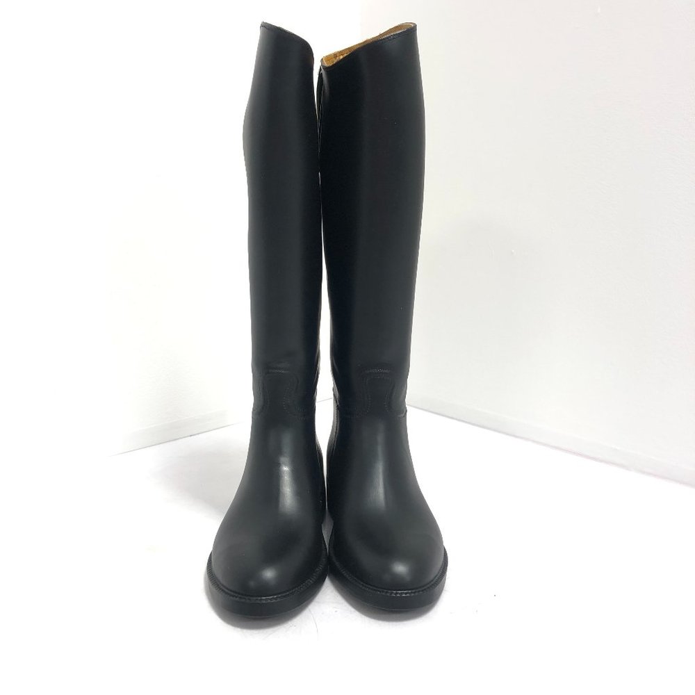 NWT Aigle "Ecuyer" Equestrian Rain Boots in Noir, Large Calf Width